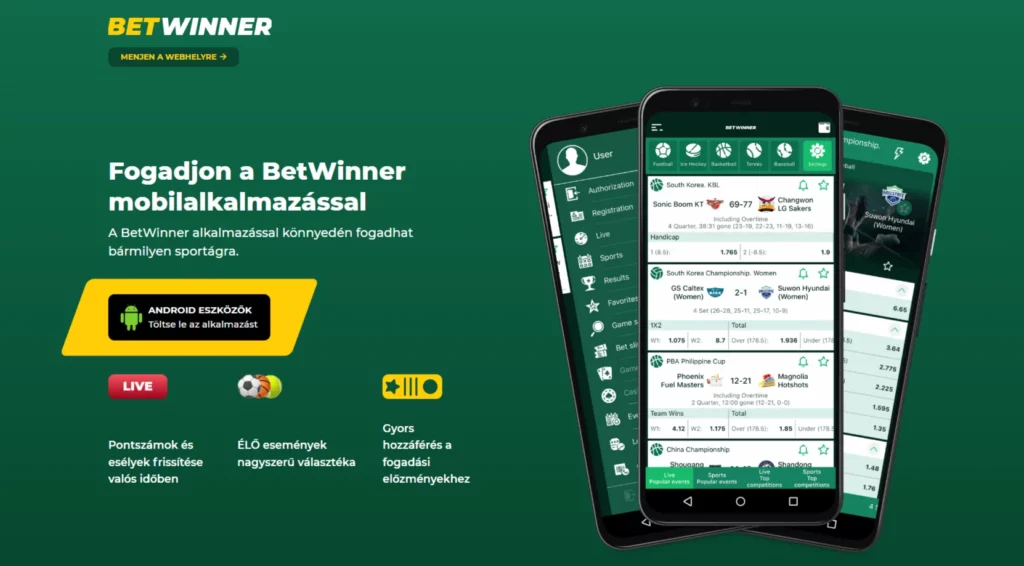 Aplicația mobilă BetWinner pentru jucătorii români